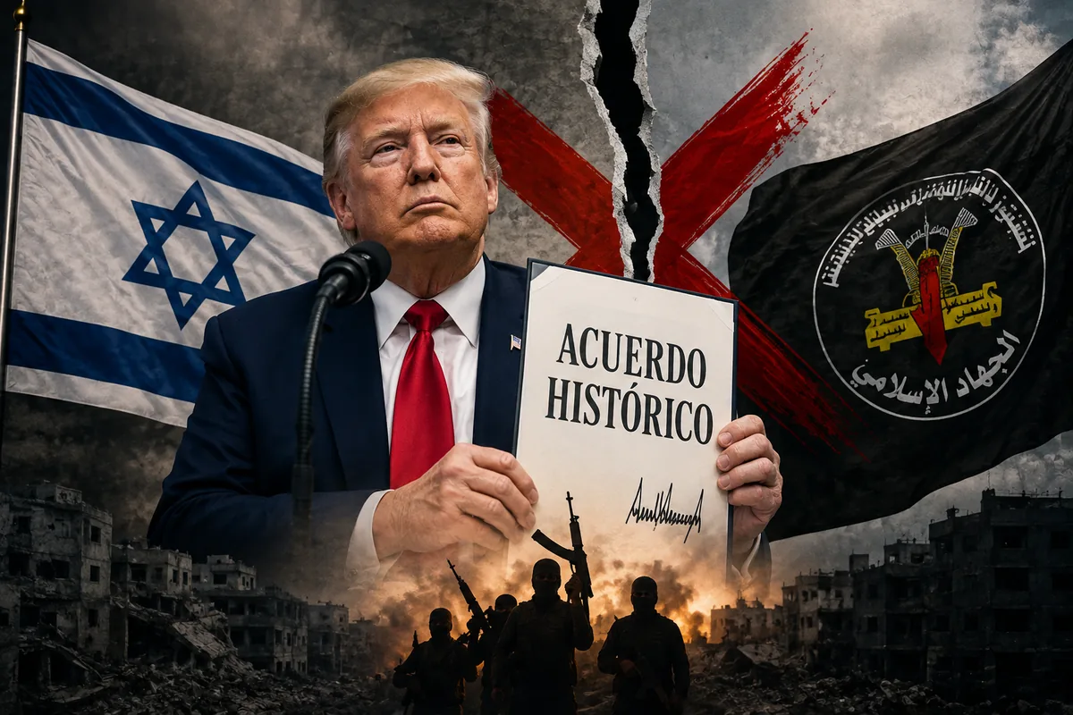 Trump anuncia un "acuerdo histórico" para desarmar a Hamás, pero Israel y la Yihad Islámica ya lo contradicen: lo que sabemos y lo que sigue sin confirmarse