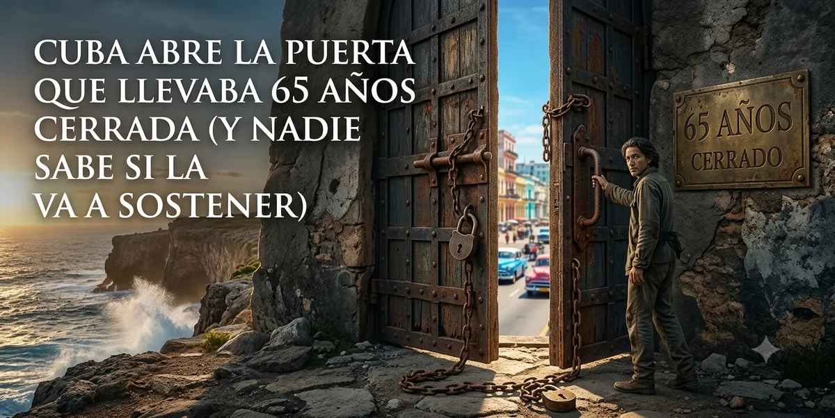 Cuba abre la puerta que llevaba 65 años cerrada (y nadie sabe si la va a sostener)