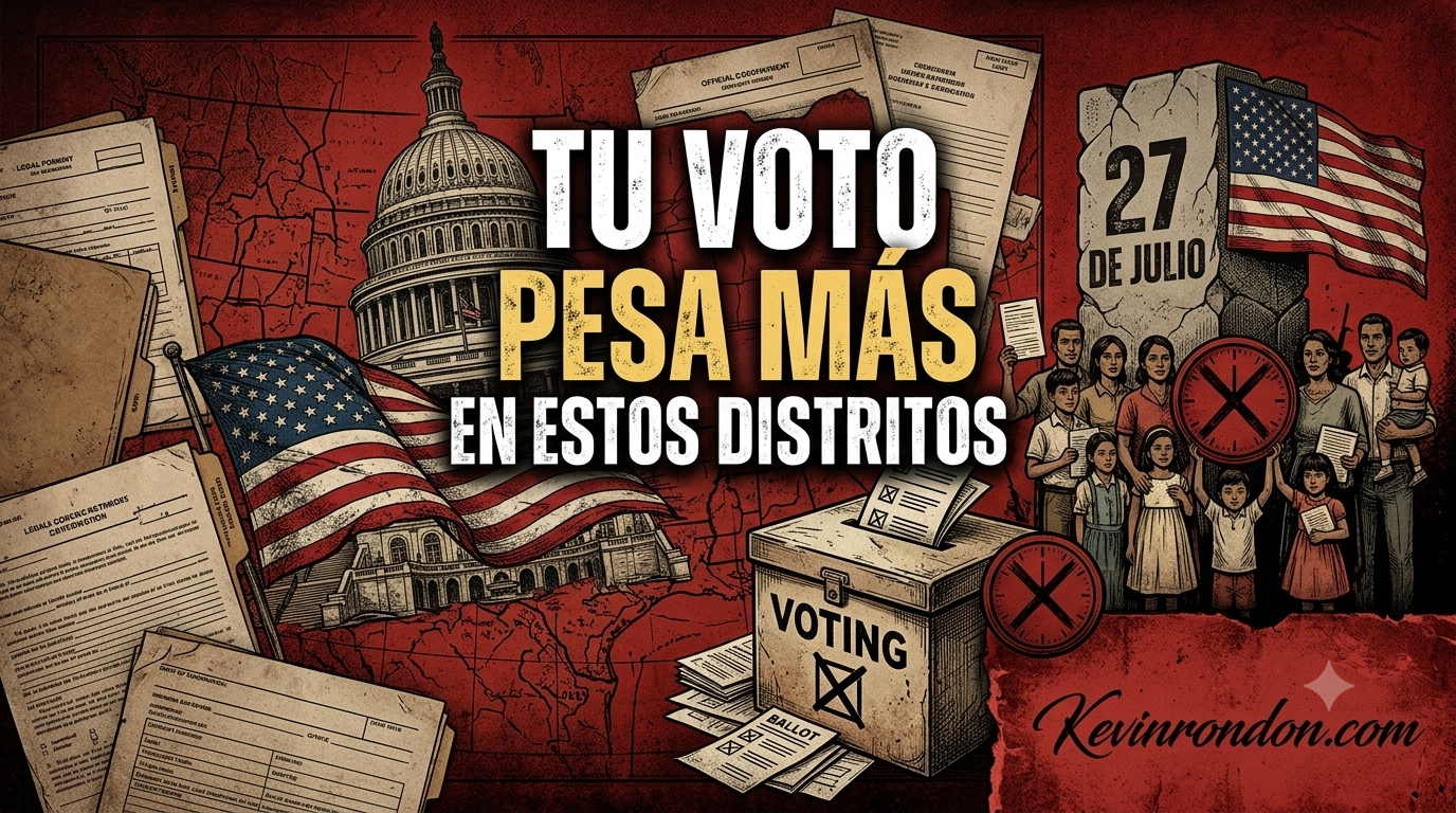 Por qué tu voto este noviembre pesa más si vives en estos distritos